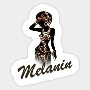 Black woman Sticker